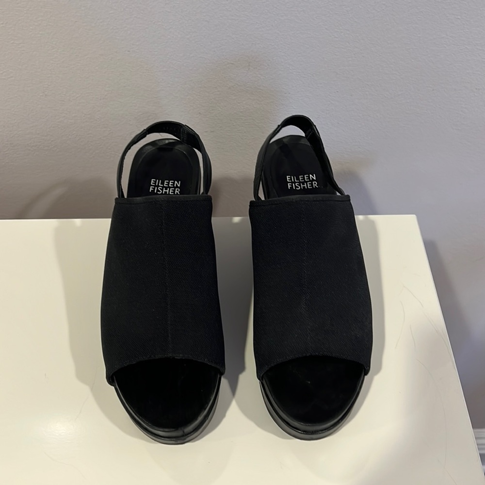 Eileen Fisher wedge sandal